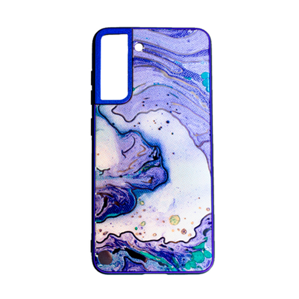 Чехол Marble UV Case для Samsung S21 FE/G990 Purple