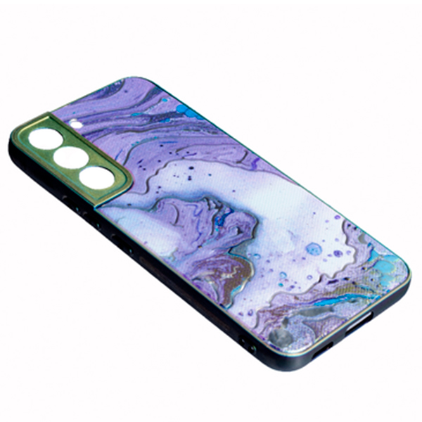 Чохол Marble UV Case для Samsung S22/S901 Purple