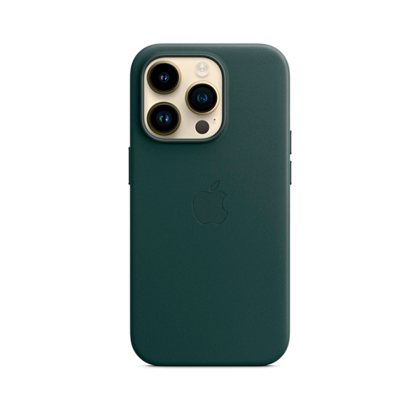Чохол Apple iPhone 14 Pro Max Leather Case with MagSafe Forest Green (MPPN3)