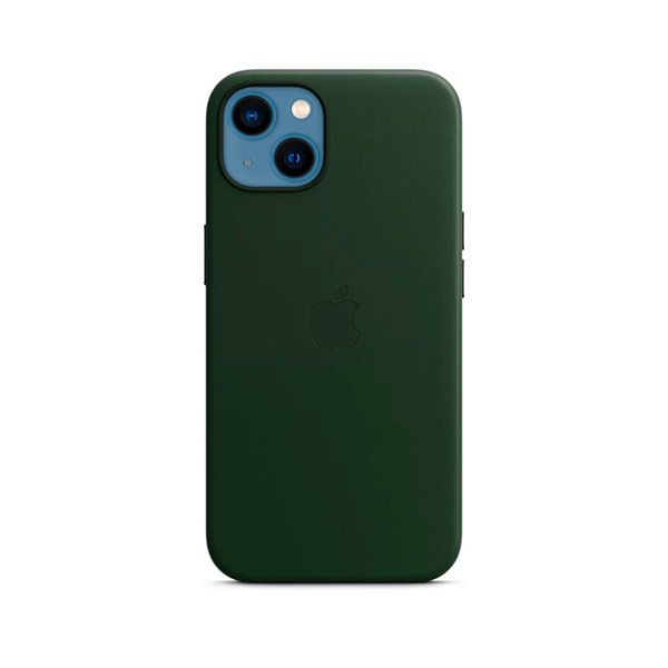 Чохол Apple iPhone 13 Leather Case with MagSafe Sequoia Green (MM173)