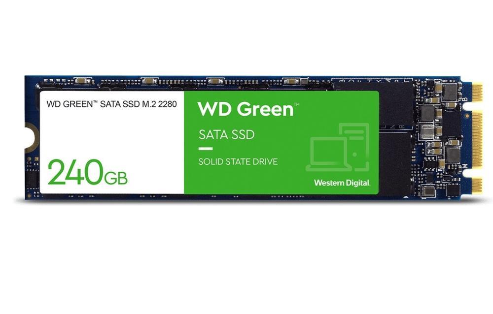 Твердотільний запам’ятовувальний пристрій накопичувач (SSD) SATA M.2 240GB 6GB/S GREEN WDS240G3G0B WDC