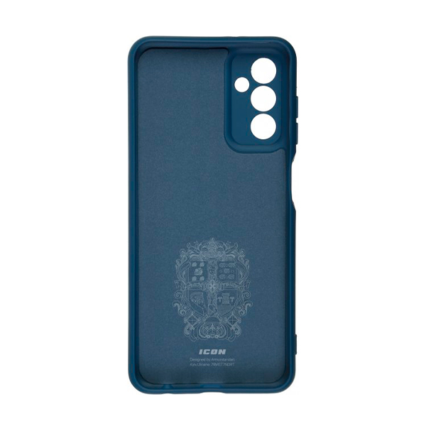 Чехол Original Soft Touch Case for Samsung M13-M135/M23-M236 Dark Blue with Camera Lens
