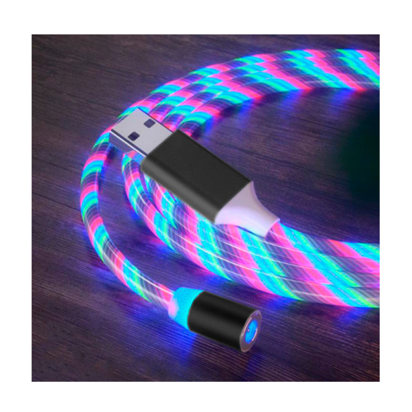 Кабель магнітний Profit QY-85 Micro USB 1m 2A RGB