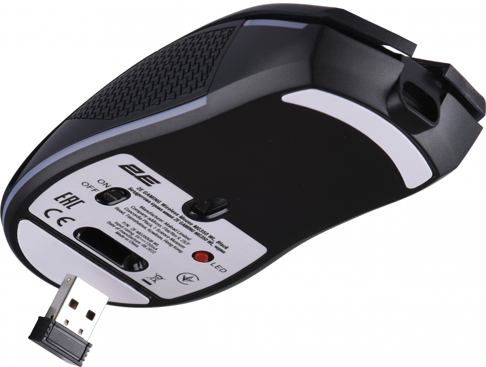 Провідна мишка 2E Gaming MG350 WL RGB Black (2E-MG350UB-WL)