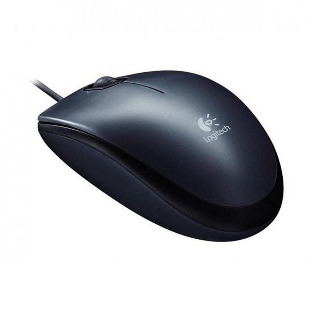 Проводная мышь Logitech M100 Gray (910-005003)