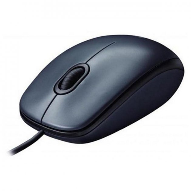 Проводная мышь Logitech M100 Gray (910-005003)