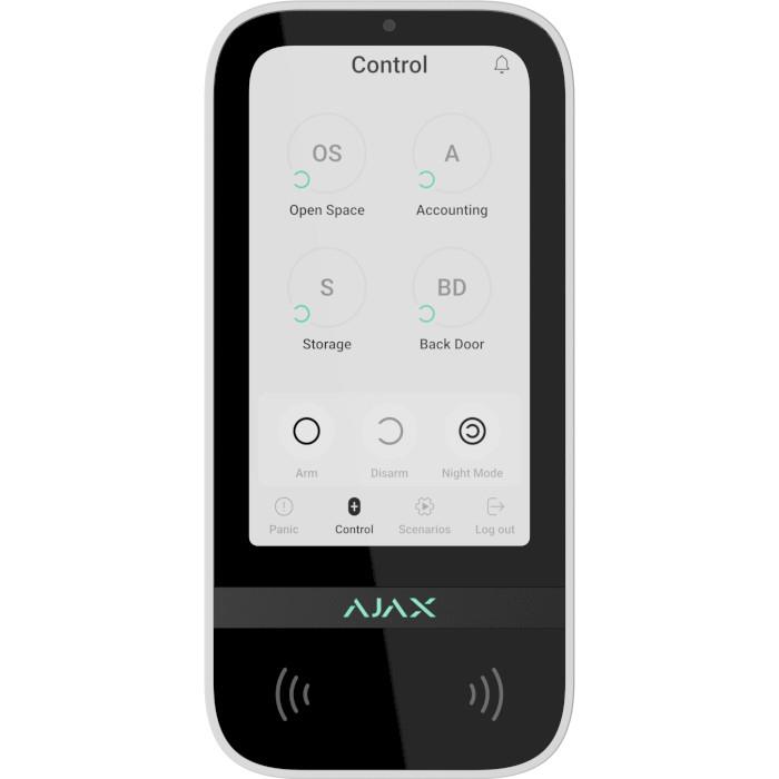 Ajax KeyPad TouchScreen (8EU) ASP white клавіатура