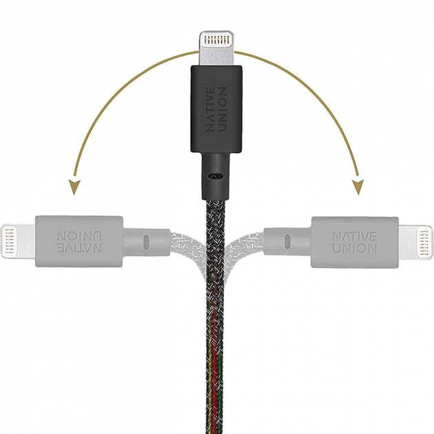 Кабель Native Union Belt Cable USB-C to Lightning Cosmos 1.2m (BELT-KV-CL-CS-BK-2)