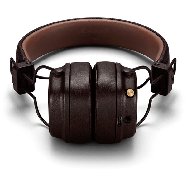 Bluetooth Навушники Marshall Major IV Brown (1006127)