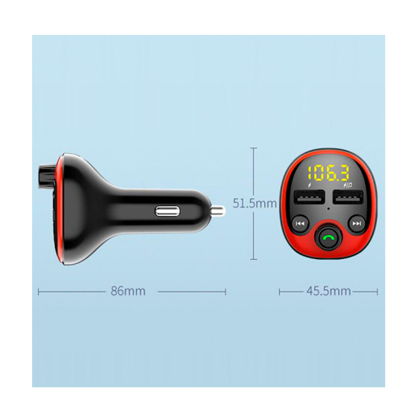 FM-модулятор SkyDolphin SZ20 Black (FMT-000027)