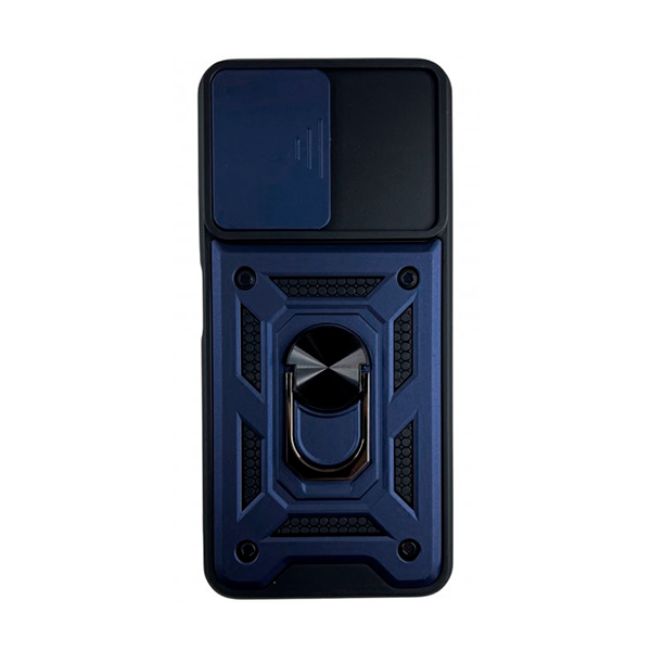 Чохол Armor Camshield Case для Xiaomi Redmi Note12 5G/Poco X5 5G with Ring Dark Blue