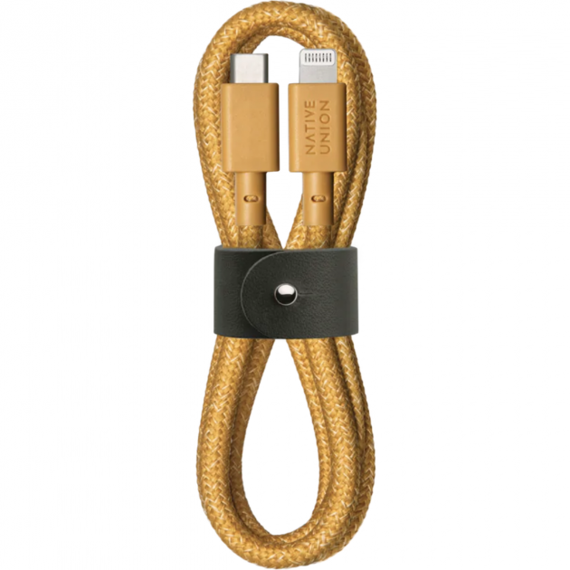 Кабель Native Union Belt Cable USB-C to USB-C 1.2m Kraft (BELT-C-KFT-2-NP)