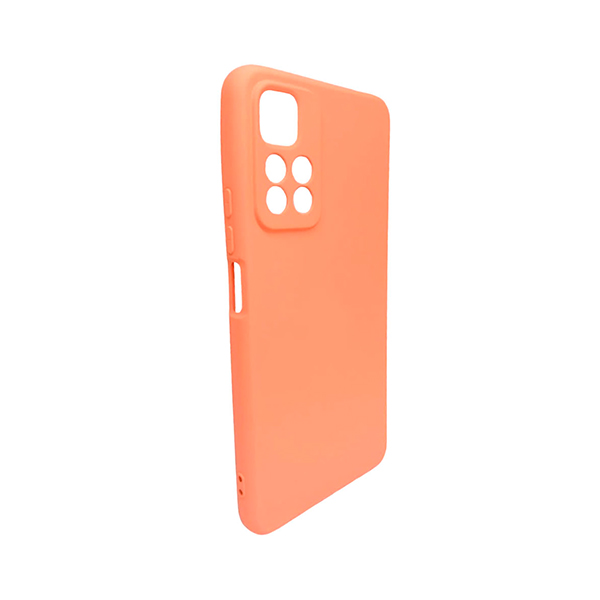 Чехол Original Soft Touch Case for Xiaomi Redmi 10/Note 11 4G Orange with Camera Lens