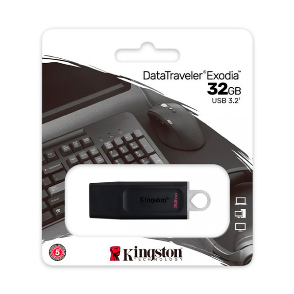 Флешка Kingston 32Gb DataTraveler Exodia USB 3.2 (DTX/32GB)