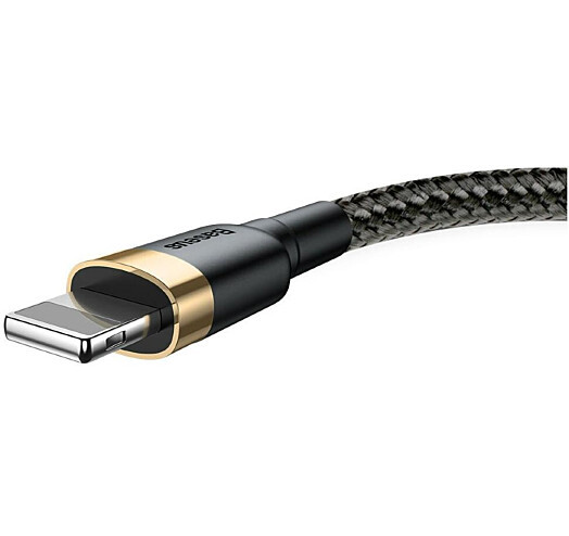 Кабель Baseus Cafule Cable USB Lightning 1.5A 2m Black/Gold (CALKLF-CV1)