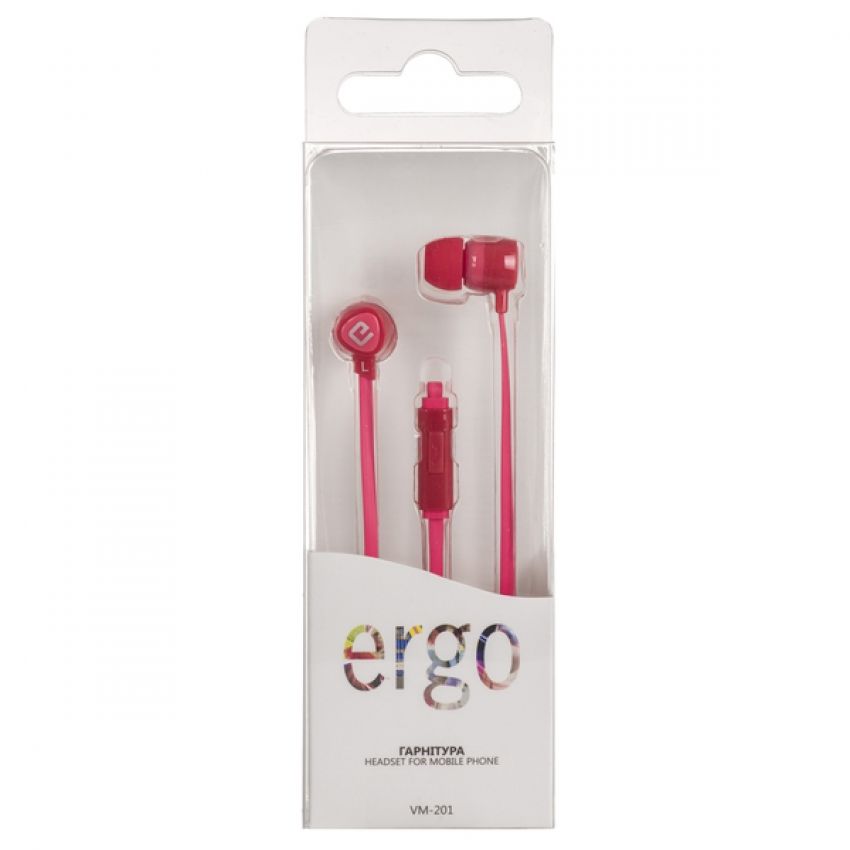 Наушники ERGO Ear VM-201 Red