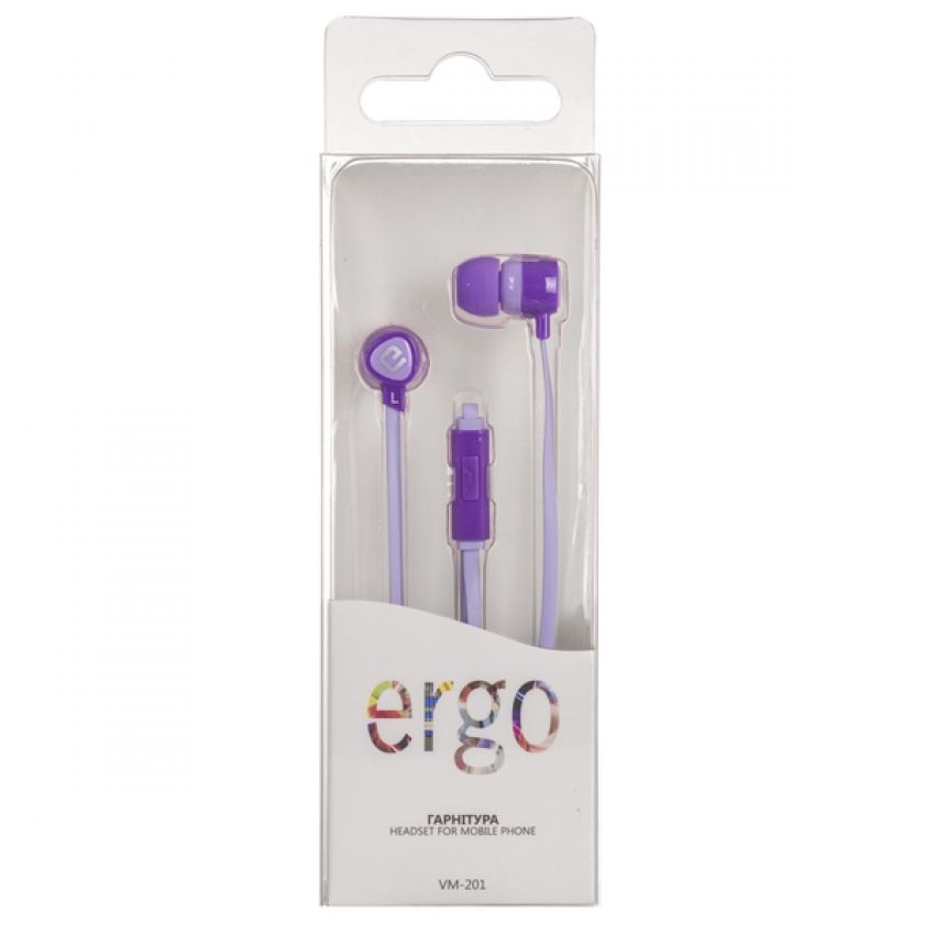Навушники ERGO Ear VM-201 Violet