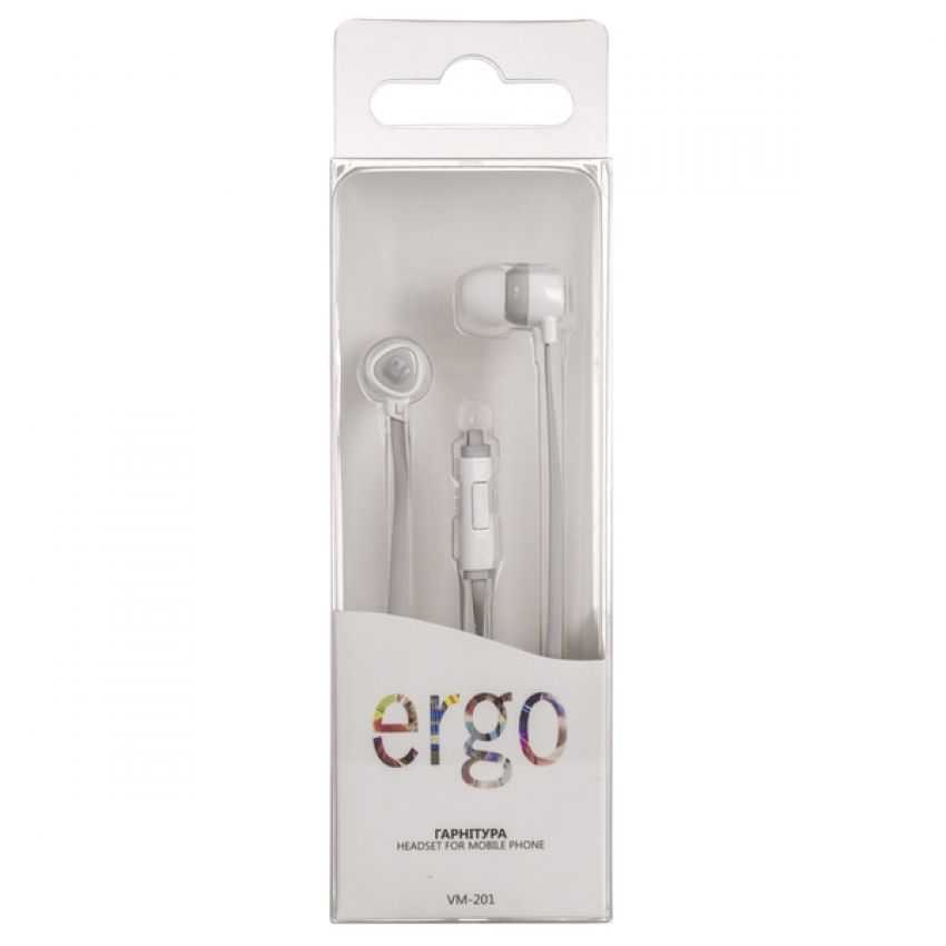 Наушники ERGO Ear VM-201 White