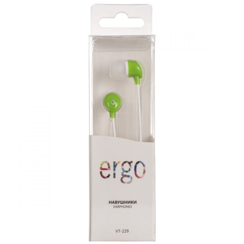 Наушники ERGO Ear VT-229 Green