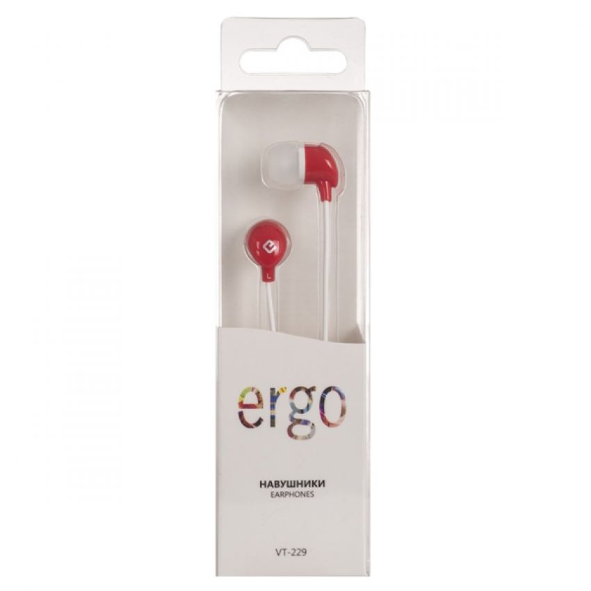 Наушники ERGO Ear VT-229 Red