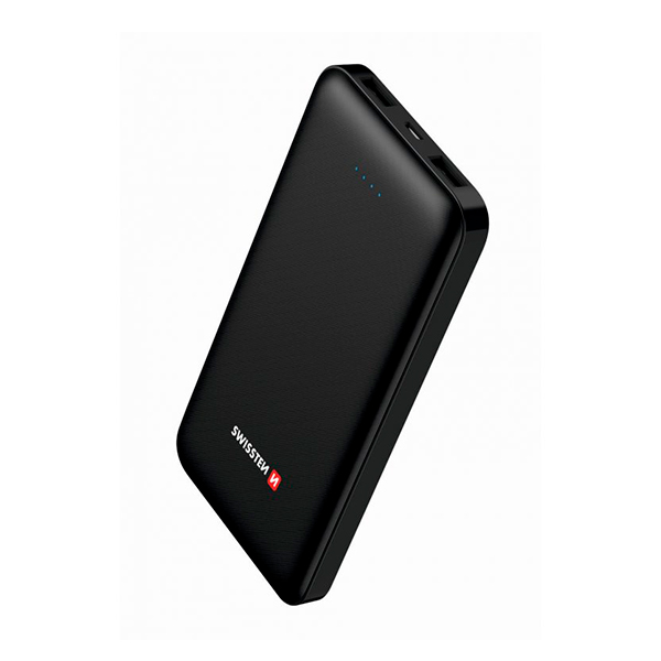 Зовнішній акумулятор Swissten Worx Power Bank 10000 mAh Black