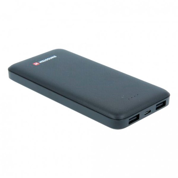 Внешний аккумулятор Swissten Worx Power Bank 10000 mAh Black