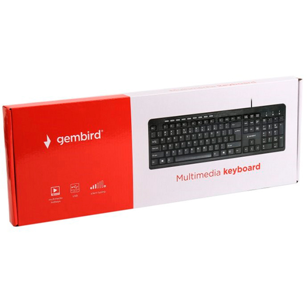 IT/kbrd Клавиатура Gembird KB-UM-106-UA Black