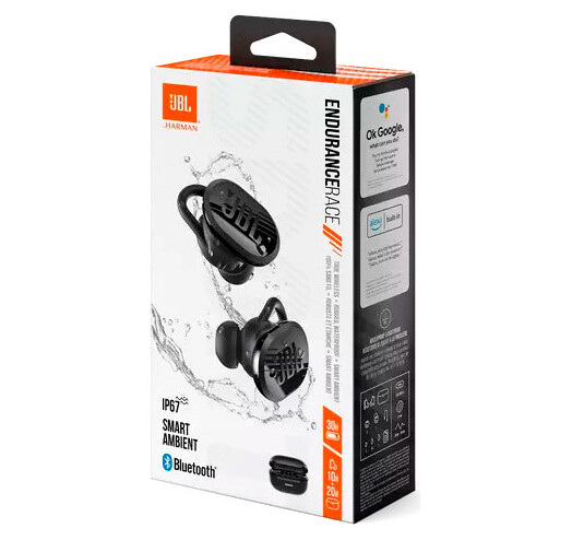 Навушники TWS JBL Endurance Race Black (JBLENDURACEBLK)