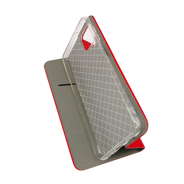 Чехол книжка Kira Slim Shell для Samsung A12-2021/A125/M12-2021 Red Perforation NEW