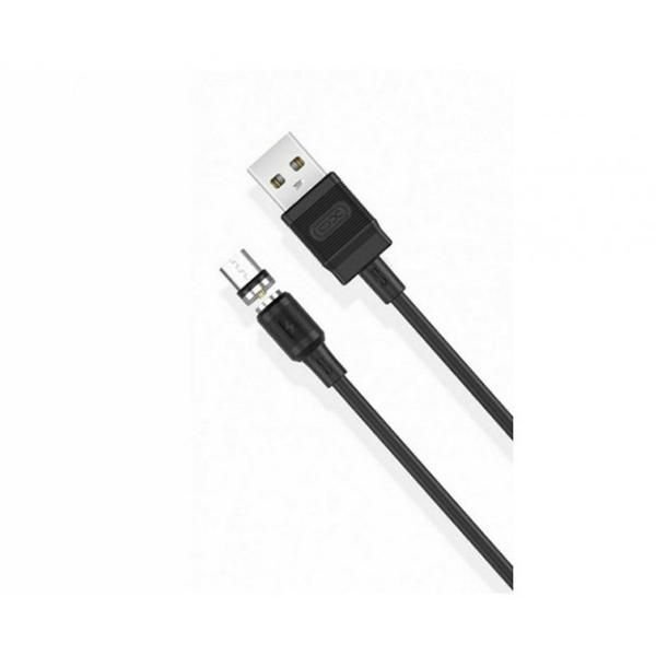 Кабель магнітний XO NB187 Magnetic Micro USB 2.1A 1m Black