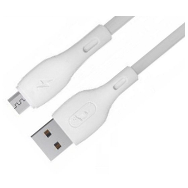 Кабель SkyDolphin S22V Soft Silicone USB to Micro USB 1m White (USB-000605)