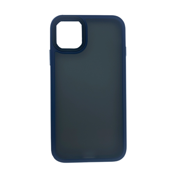 Чохол накладка Mate Plus Metal Buttons Case для iPhone 11 Dark Blue