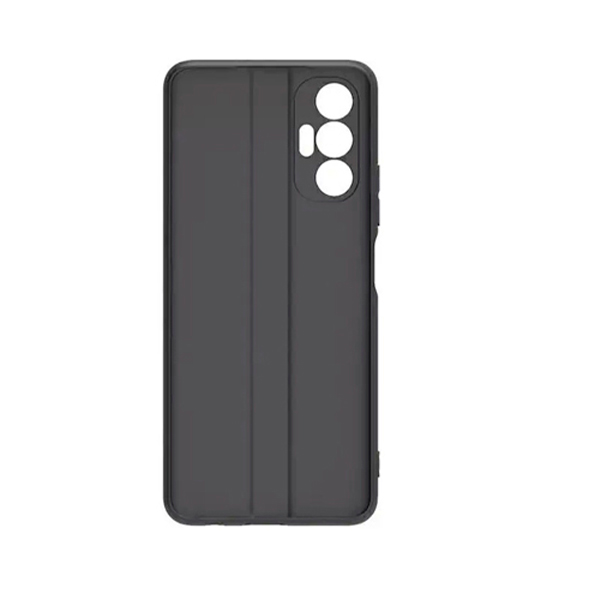 Чохол Original Silicon Case Tecno Pova 3 Black with Camera Lens