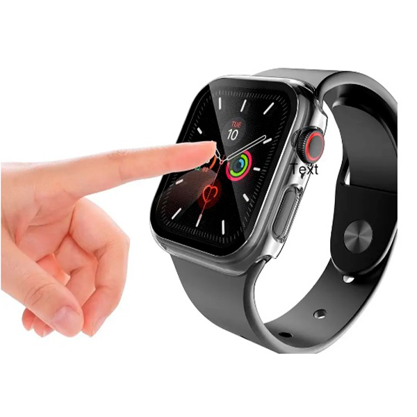 Захисне скло iLera All-in-one for Apple Watch Series 6 44 mm Black (ILAWAIO01) (тех.пак)