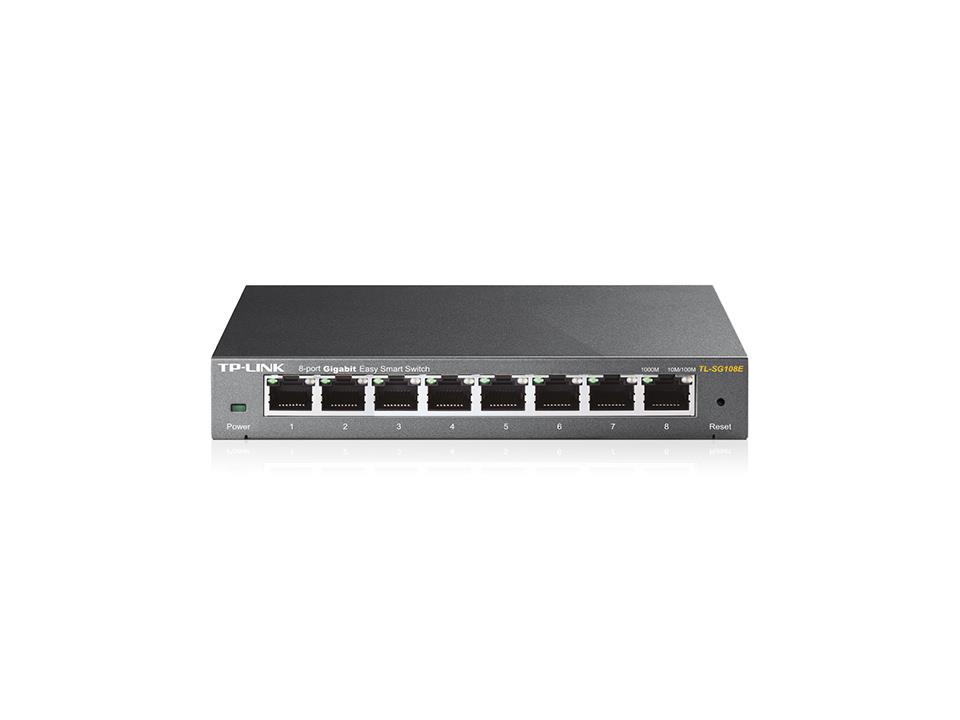 Комутатор керований, мережеве обладнання, TL-SG108E TP-LINK