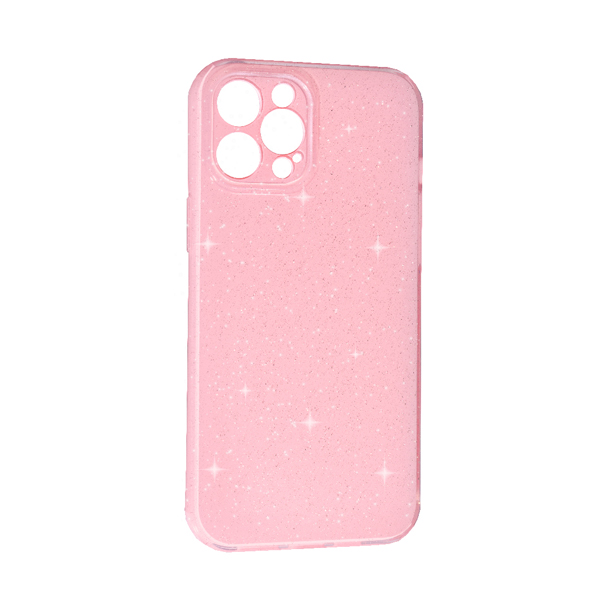 Чехол Silicon Shiny Case iPhone 12 Pro Glitter Pink