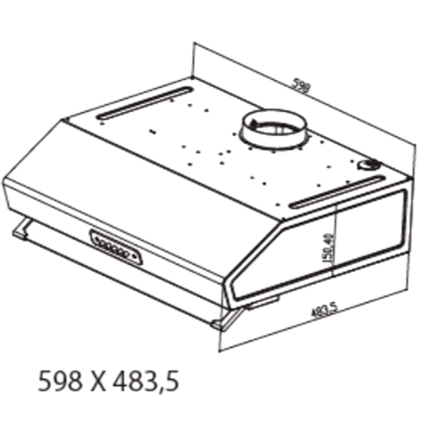 Витяжка GVP 410 I пласка нерж (GRUNHELM)