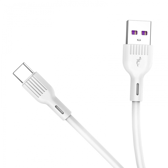 Кабель SkyDolphin S03T USB to USB Type-C 1m White (USB-000419)