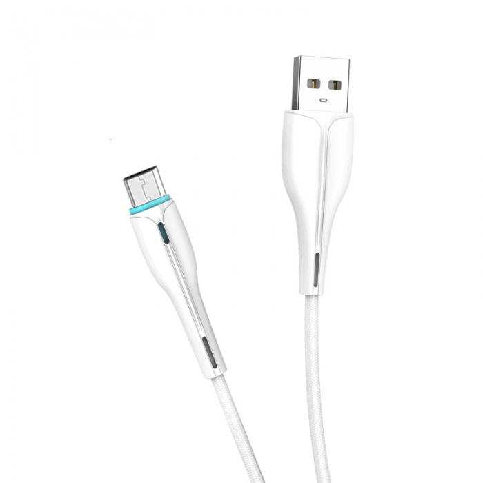 Кабель SkyDolphin S48V USB to Micro USB 3A 1m White