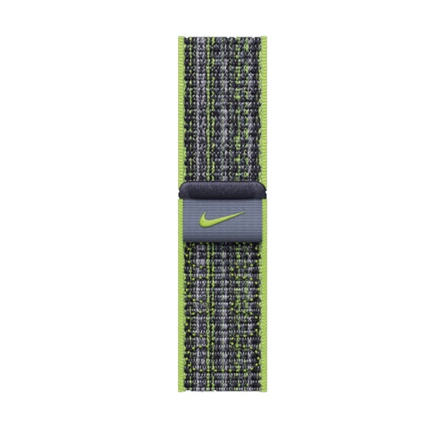 Ремінець для Apple Watch 41mm Bright Green/Blue Nike Sport Loop (MTL03ZM/A)