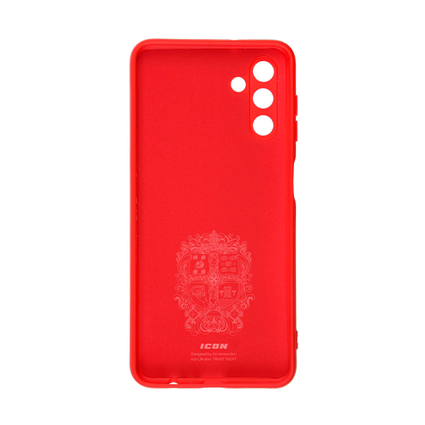 Чехол Original Soft Touch Case for Samsung A14-A145 Red with Camera Lens