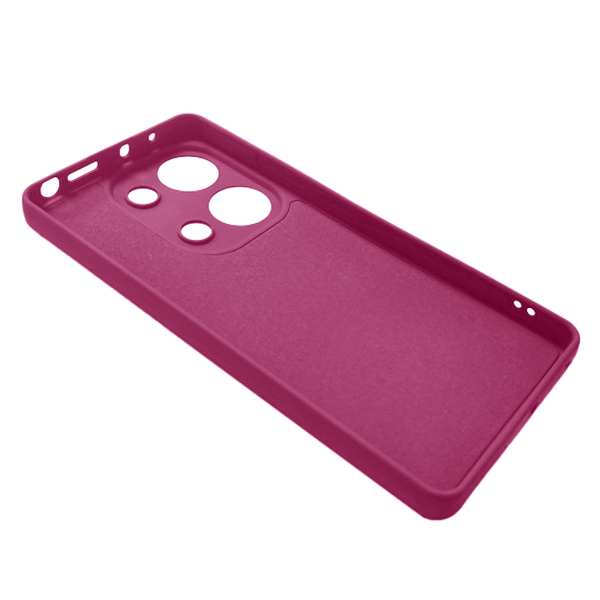 Чехол Original Soft Touch Case for Xiaomi Redmi Note13 Pro 4G/Poco M6 Pro 4G Marsala with Camera Lens