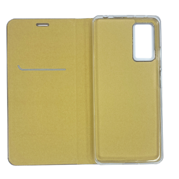 Чехол книжка Kira Slim Shell для Xiaomi Redmi Note11 Pro/Note11 Pro 5G Gold Eva