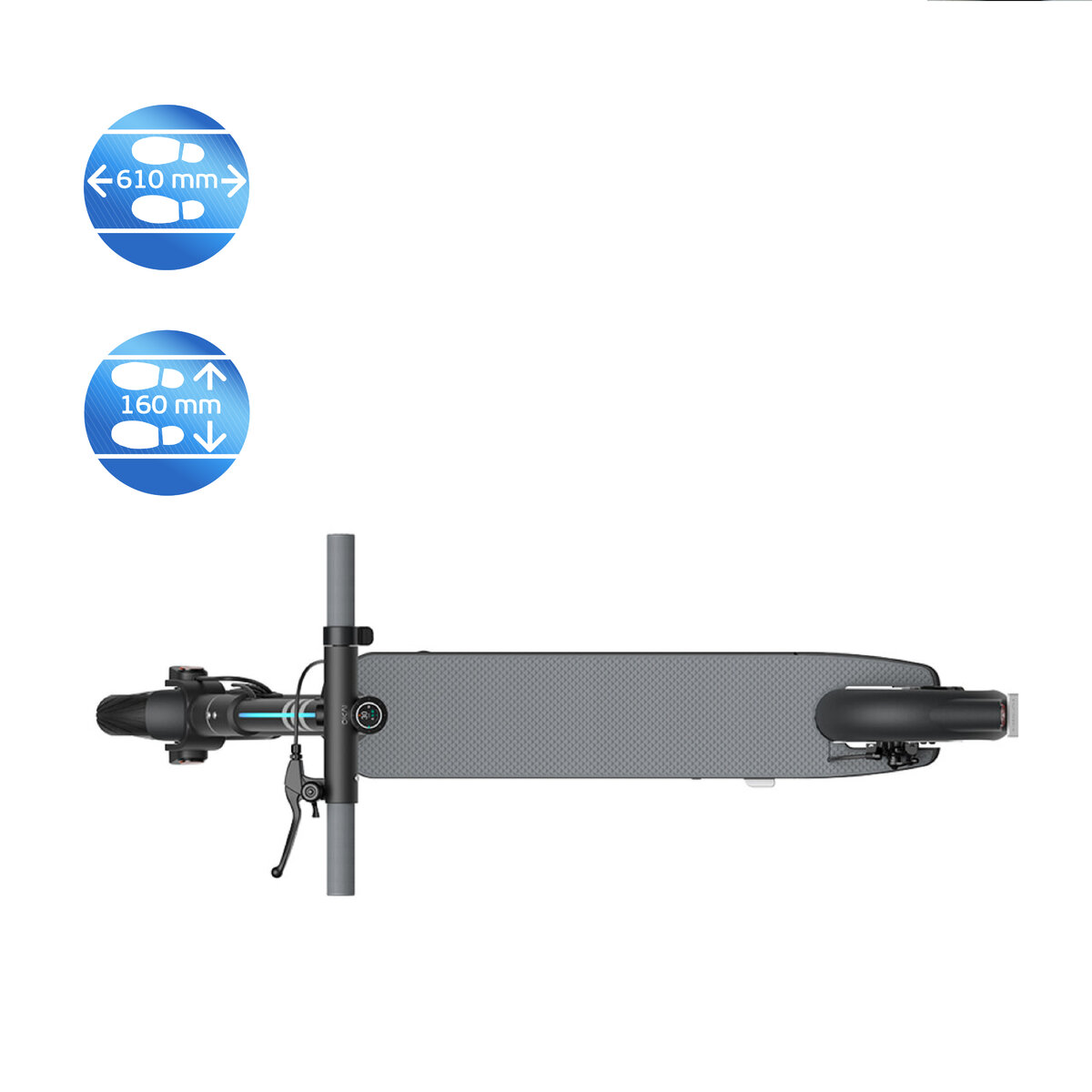 Електросамокат OKAI ES20-NEON Black 9", 300(600)W, 9.8Ah, 40km, 25kmh, 20%, NFC, App, 16kg