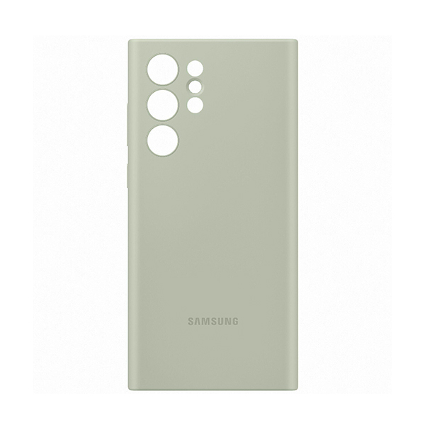 Чехол накладка Samsung S908 Galaxy S22 Ultra Silicone Cover Olive Green (EF-PS908TMEG)
