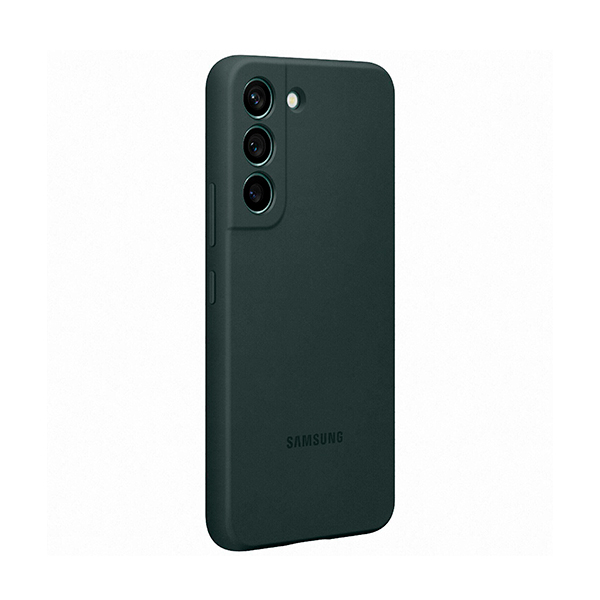 Чехол накладка Samsung S901 Galaxy S22 Silicone Cover Forest Green (EF-PS901TGEG)