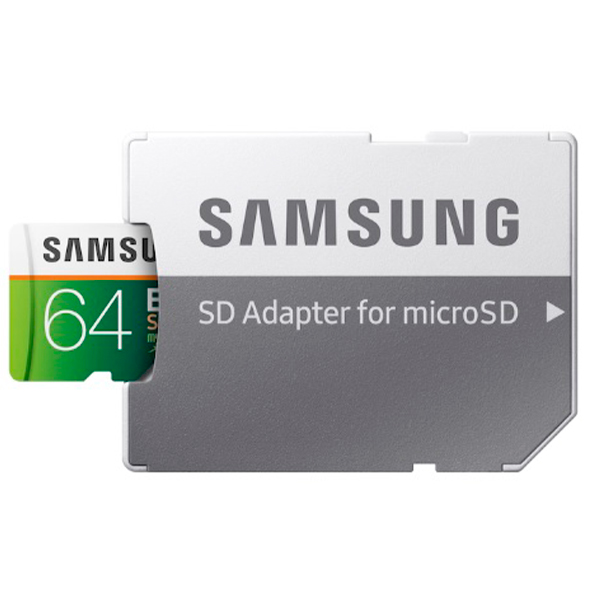 Карта пам'яті Samsung 64 GB microSDXC Class 10 EVO Select U3 + SD-adapter MB-ME64GA