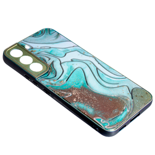 Чохол Marble UV Case для Samsung S22/S901 Green