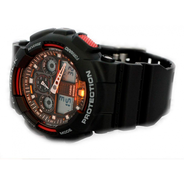 Часы Casio G-Shock GA-100-1A4ER Black