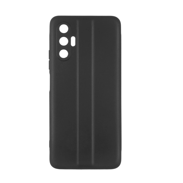 Чохол Original Silicon Case Tecno Pova 3 Black with Camera Lens